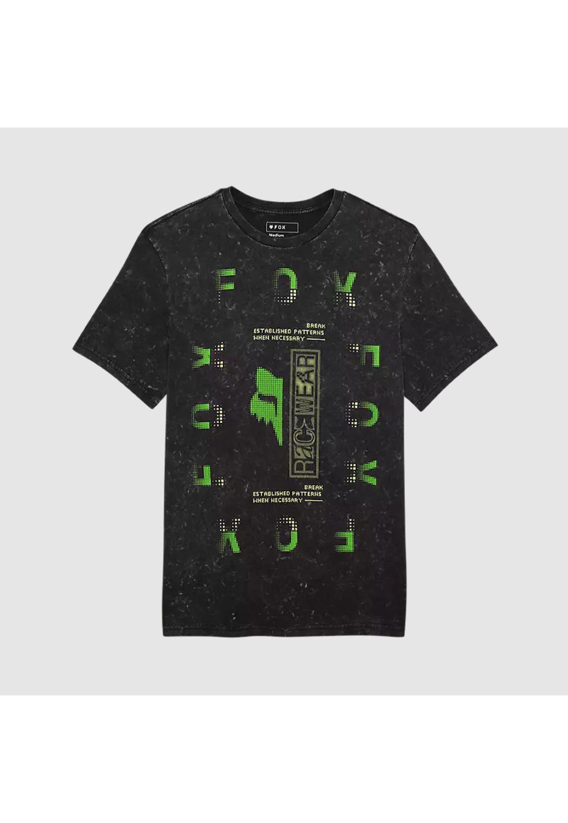 Polera Lifestyle Throttle Negro Fox-0