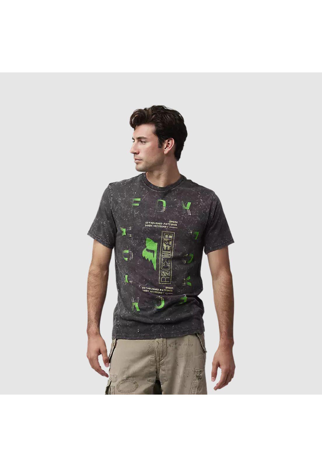 Polera Lifestyle Throttle Negro Fox-2