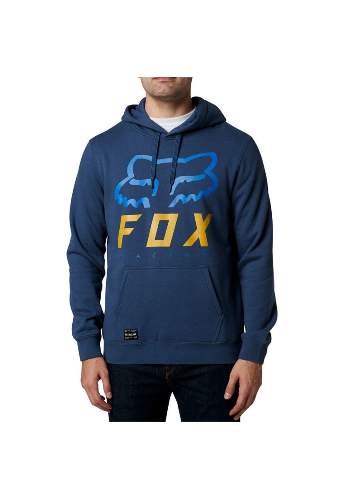 Poleron Lifestyle Canguro Heritage Forger Azul Fox-0