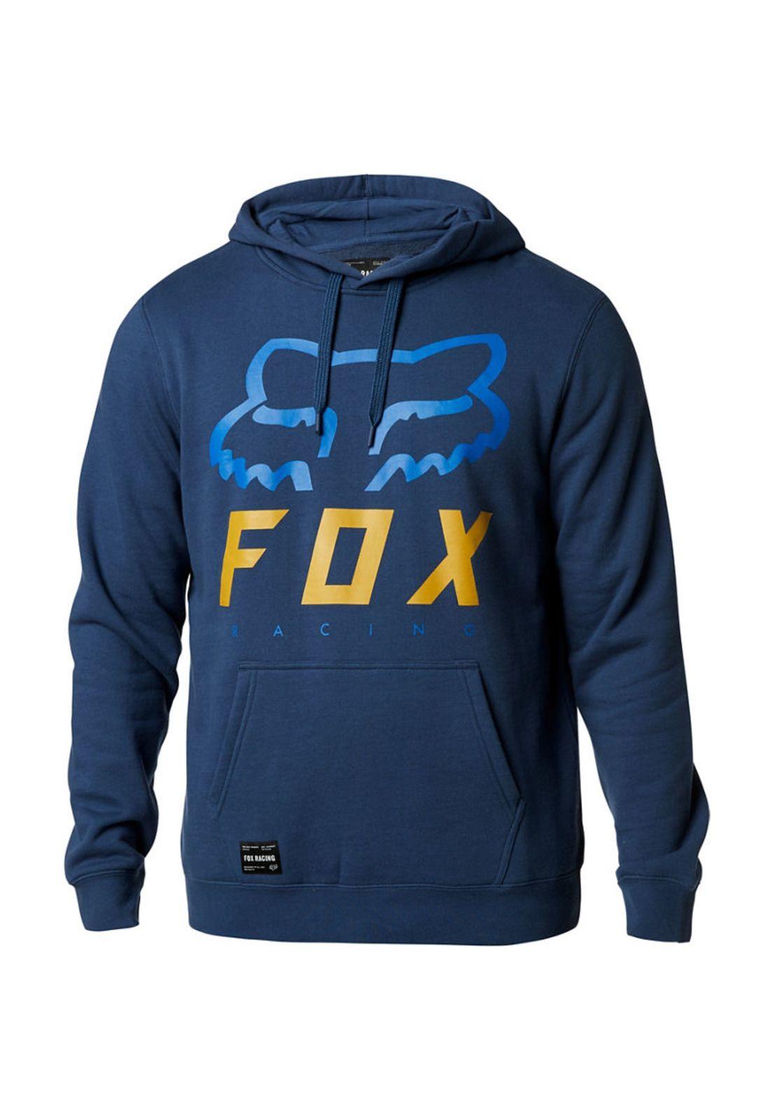 Poleron Lifestyle Canguro Heritage Forger Azul Fox-2