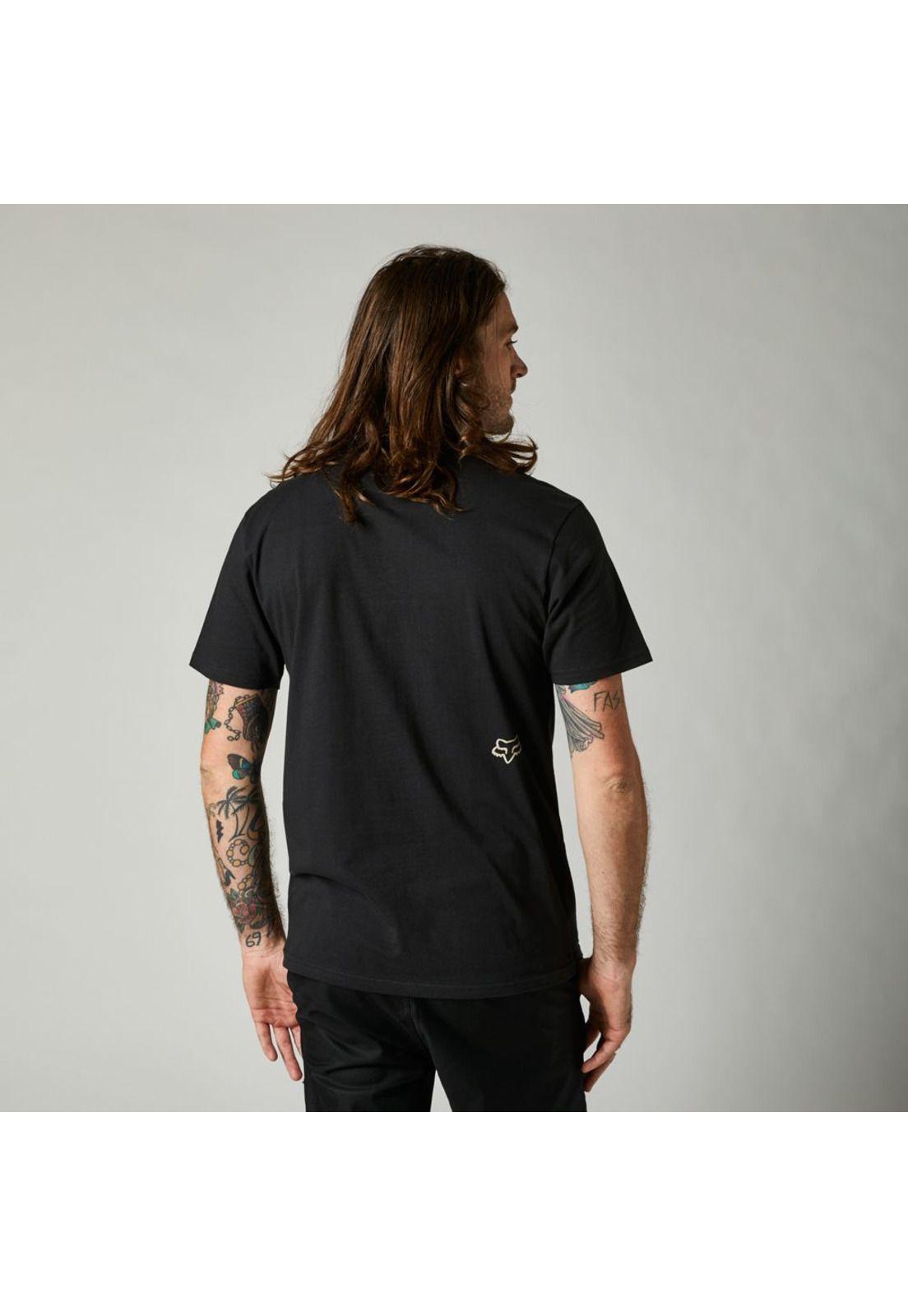 Polera Lifestyle Premium Overlay Negro Fox-1