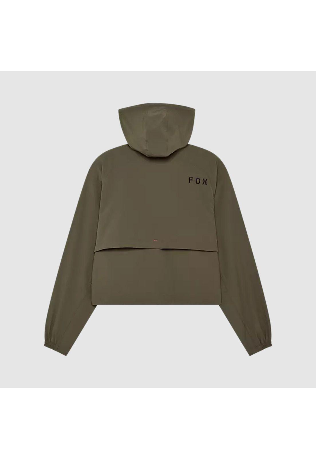 Chaqueta Cortavientos Lifestyle Mujer Survivalist Verde Fox-1