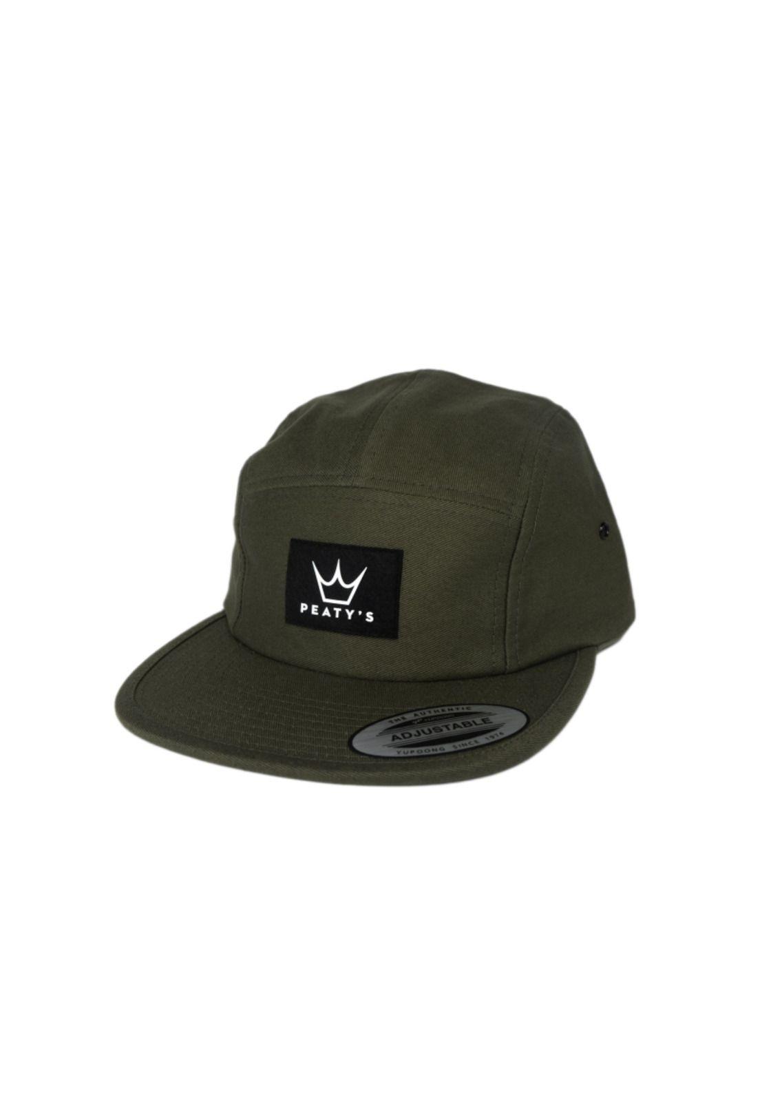 Gorro Jockey Lifestyle Five Panel Verde Oliva Peaty's-0