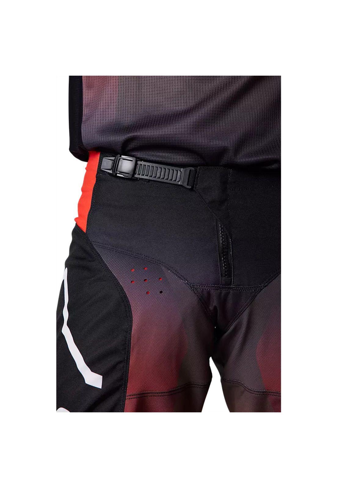 Pantalon Moto 180 Leed Rojo/Negro Fox-3