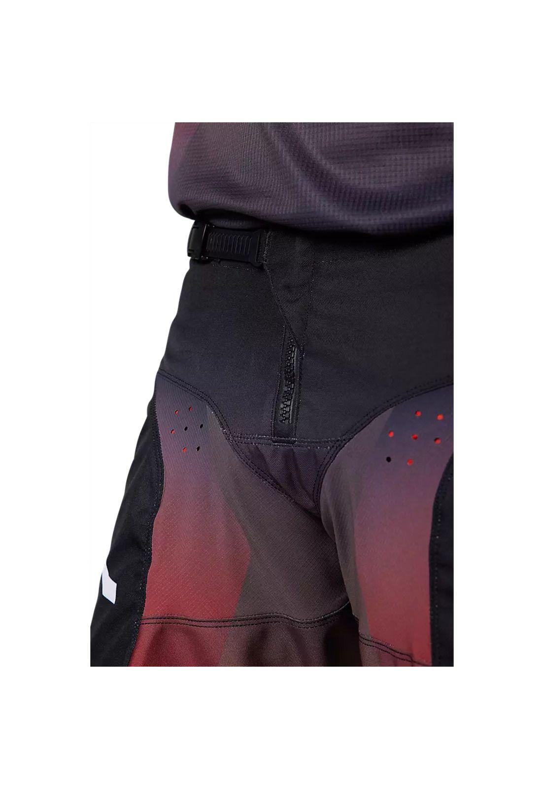 Pantalon Moto 180 Leed Rojo/Negro Fox-5