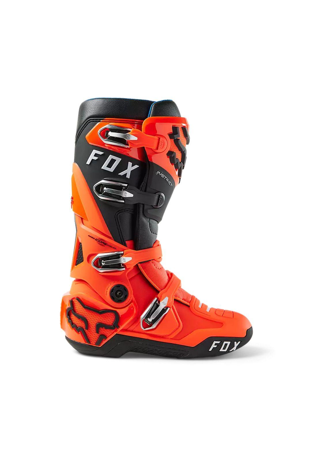 Botas Moto Instinct Naranjo Fox-1