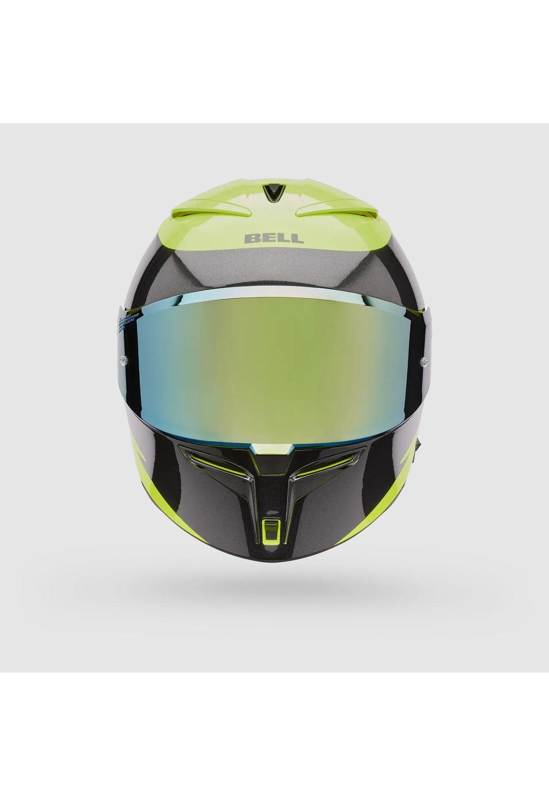 Casco Moto Calle Lithium Mips Plus Fluid Amarillo Bell-1