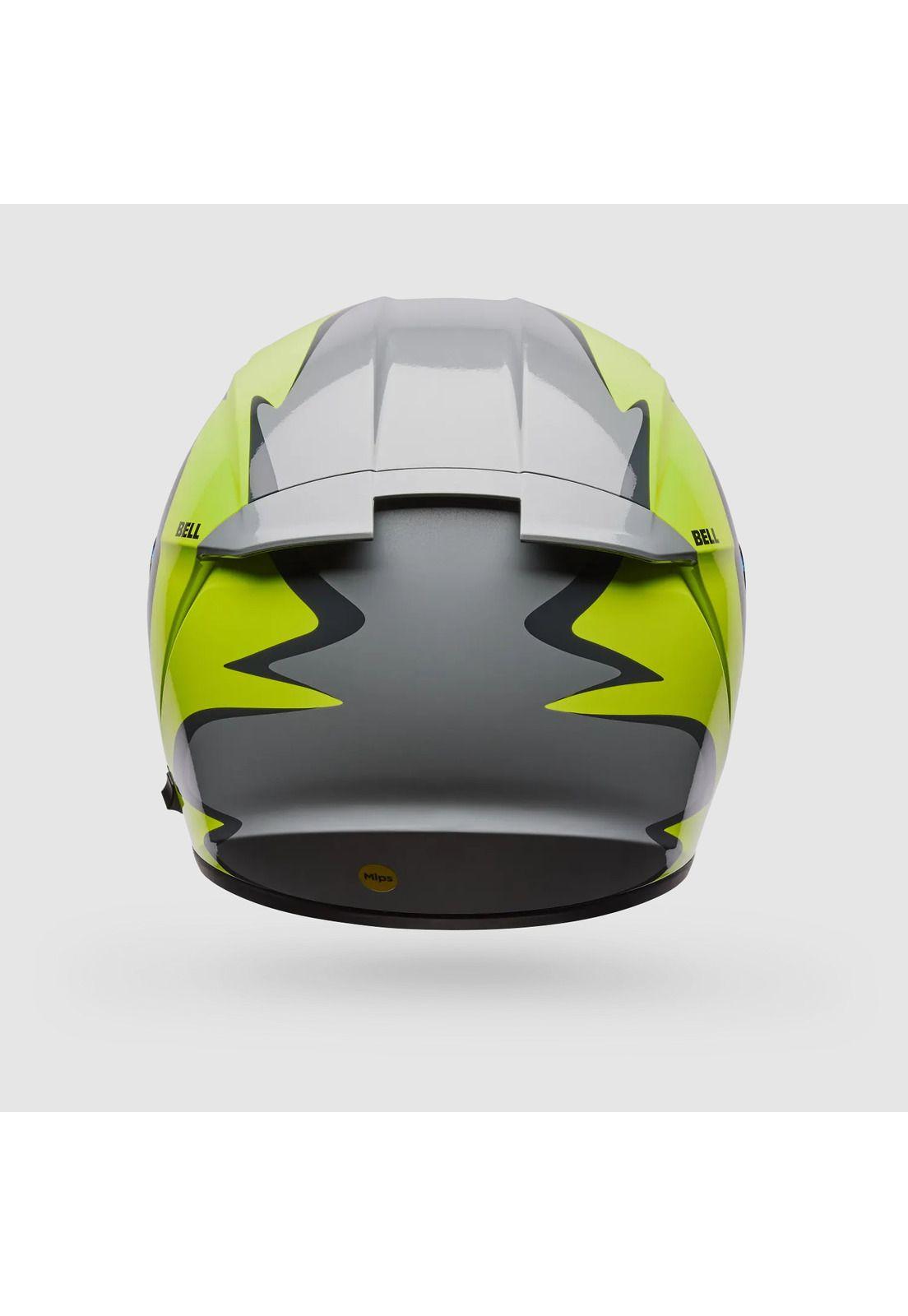 Casco Moto Calle Lithium Mips Plus Fluid Amarillo Bell-2