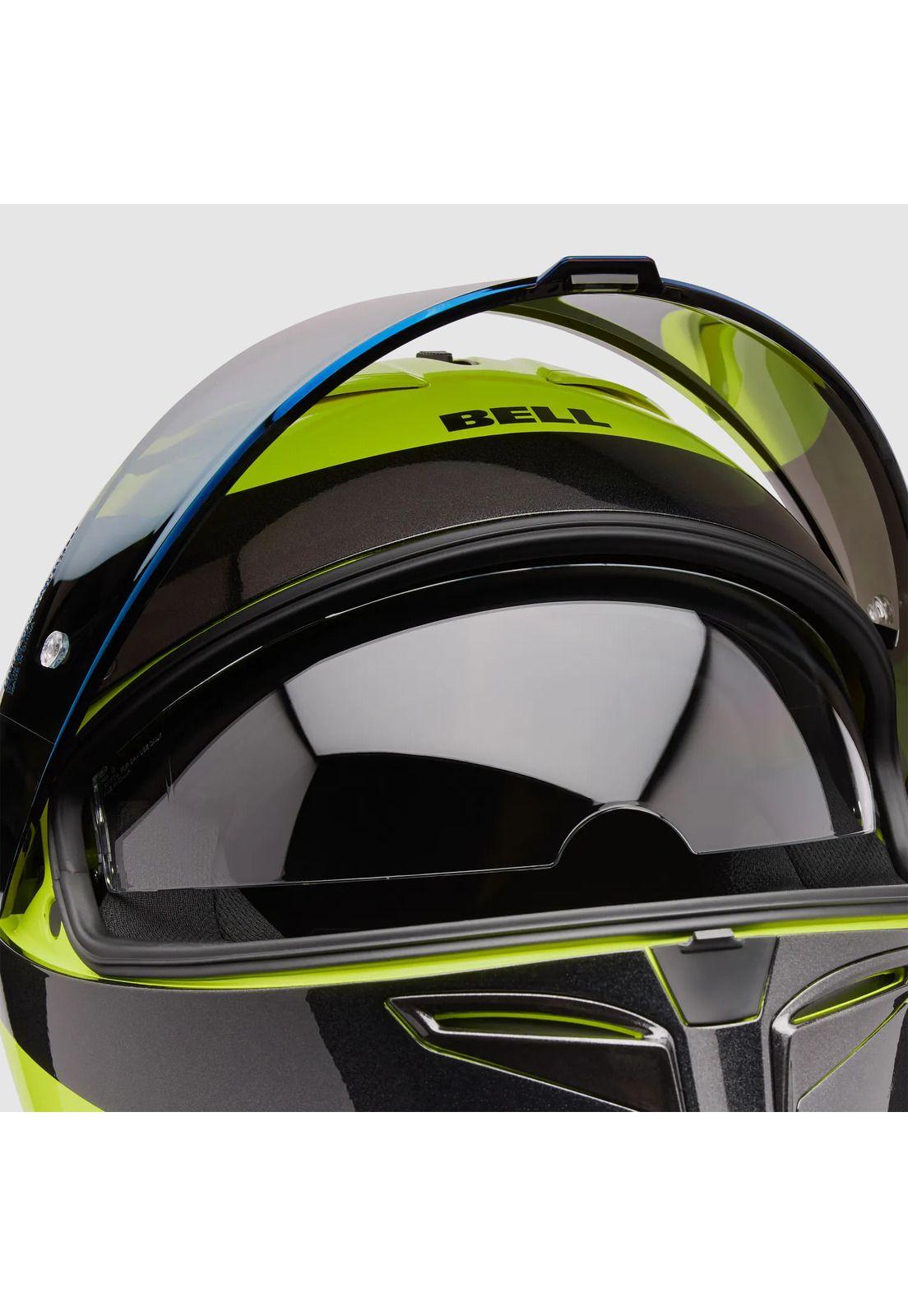Casco Moto Calle Lithium Mips Plus Fluid Amarillo Bell-3
