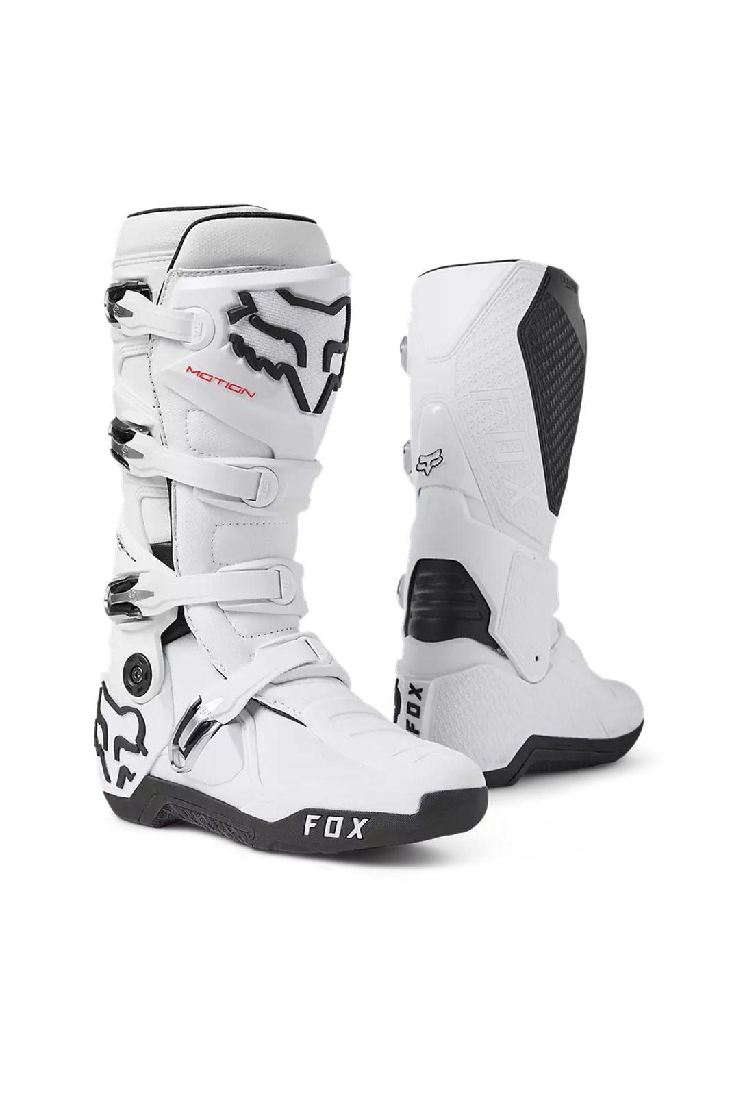 Botas Moto Motion Blanco Fox-0