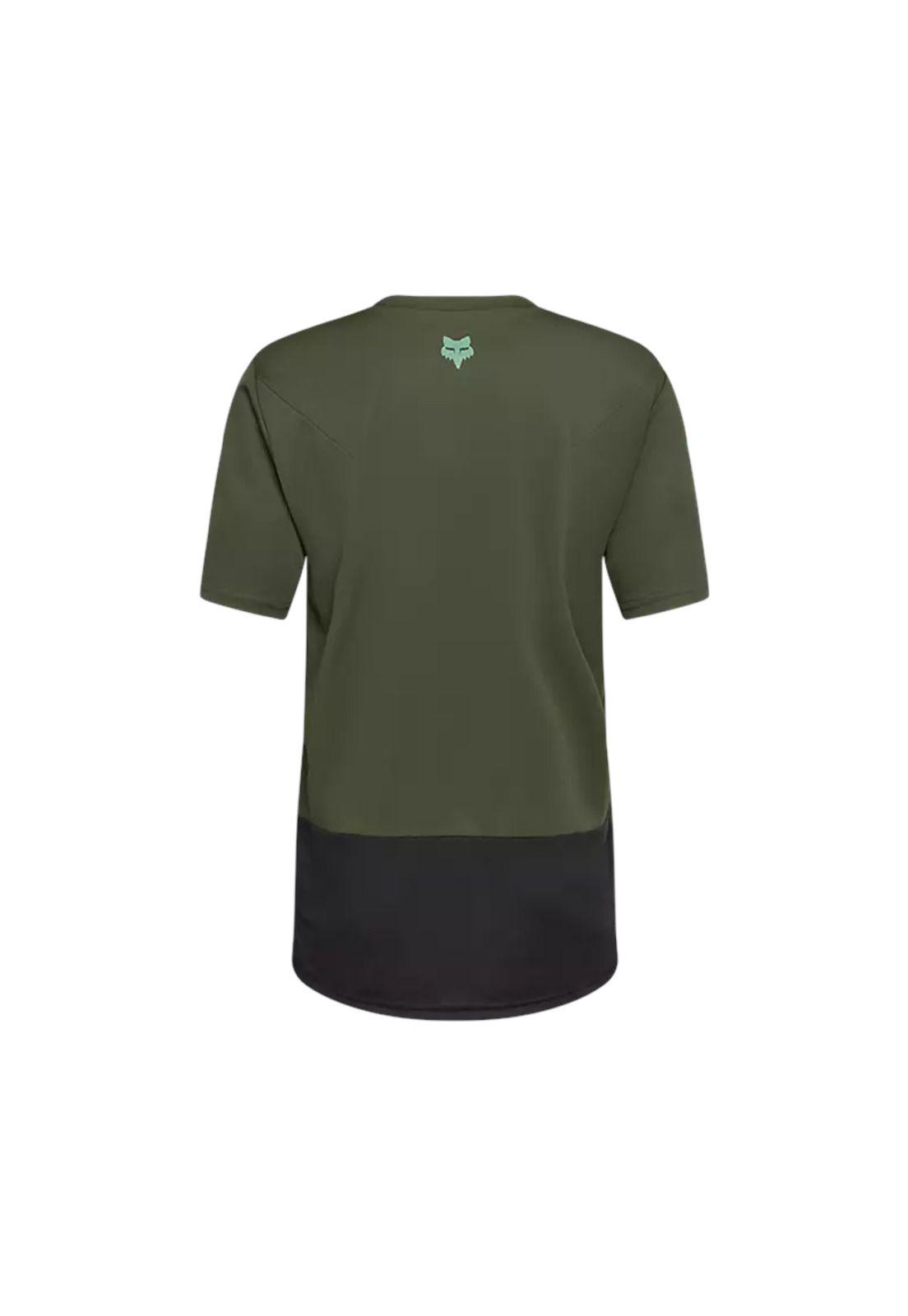 Polera Bicicleta Ranger Wordmark Verde Fox-1
