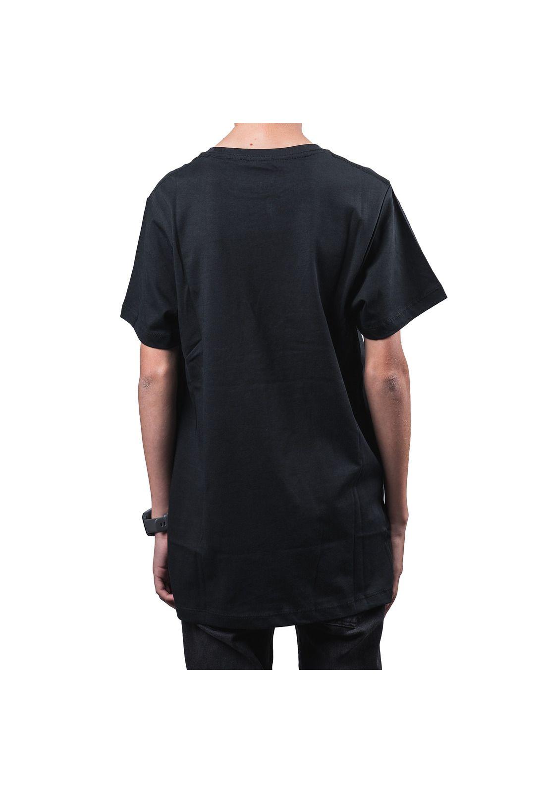Polera Lifestyle Niño Legacy Head Negro Fox-3