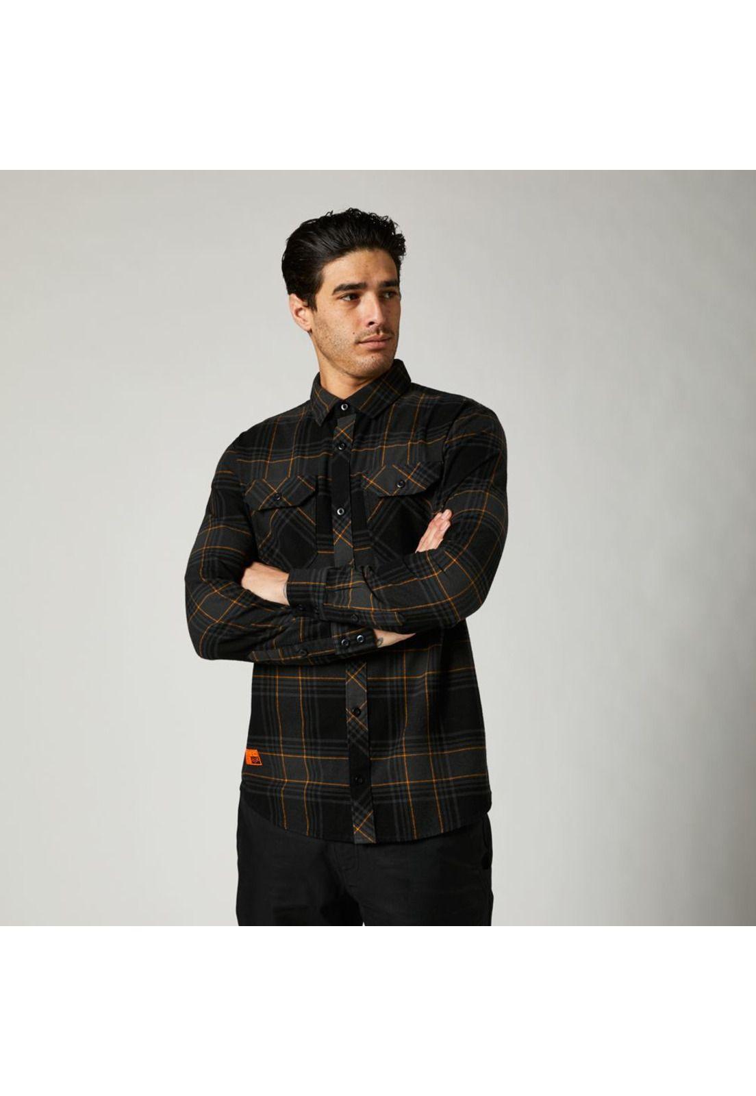 Camisa Lifestyle Traildust 20 Negro Fox-0