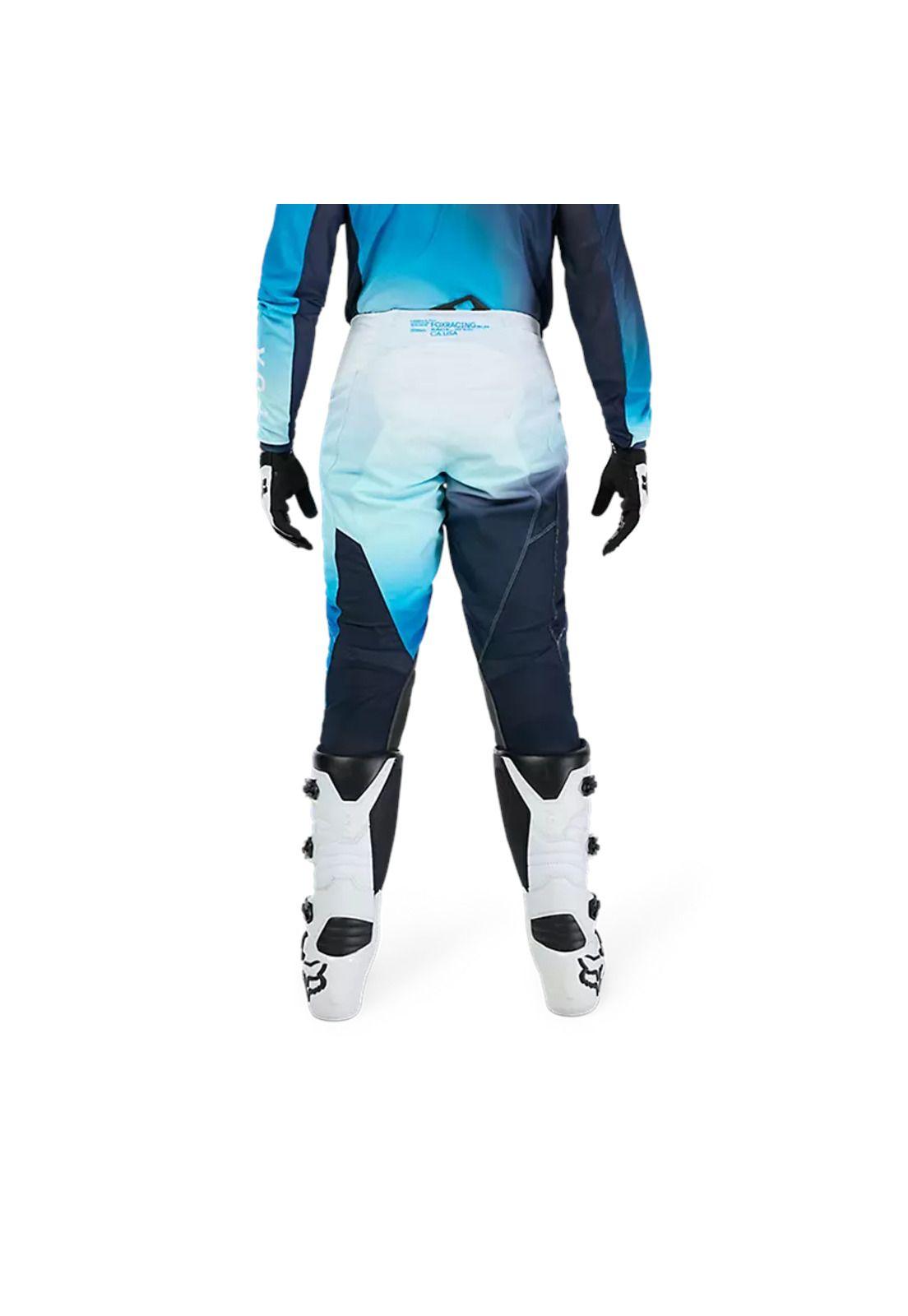 Pantalon Moto Air Haze 180 Azul Fox-3