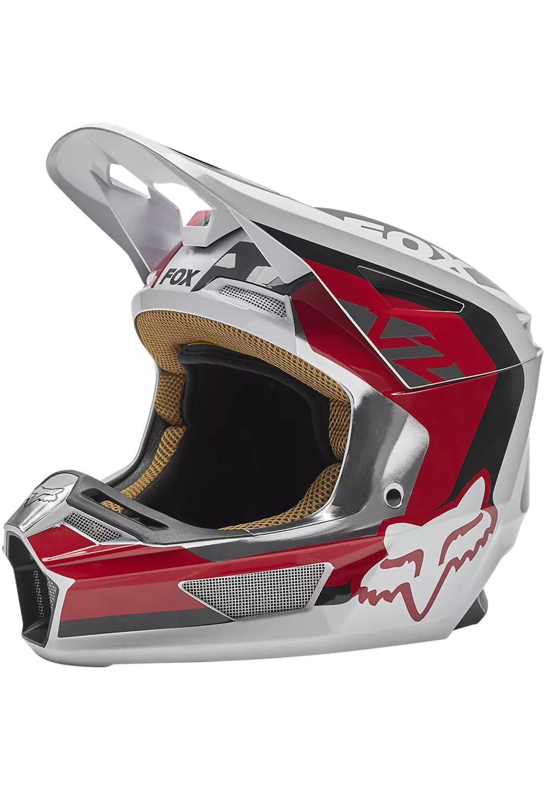 Casco Moto V2 Paddox Rojo Fox-1