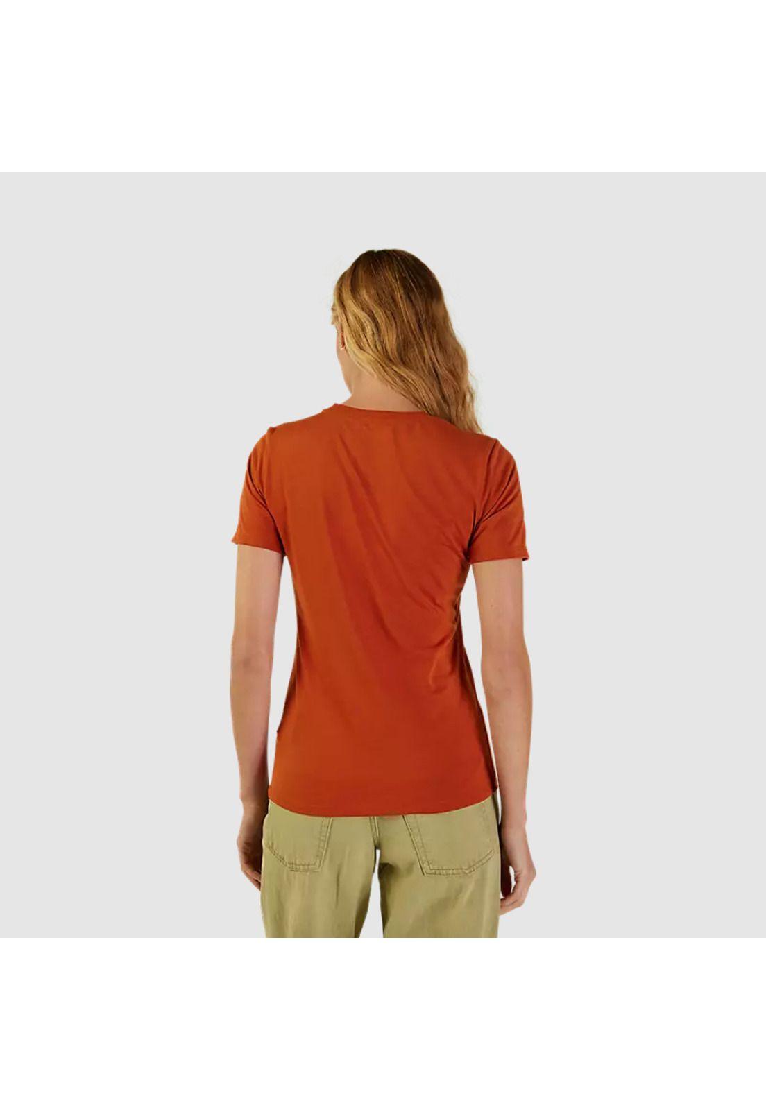 Polera Lifestyle Mujer Absolute Naranja Fox-1