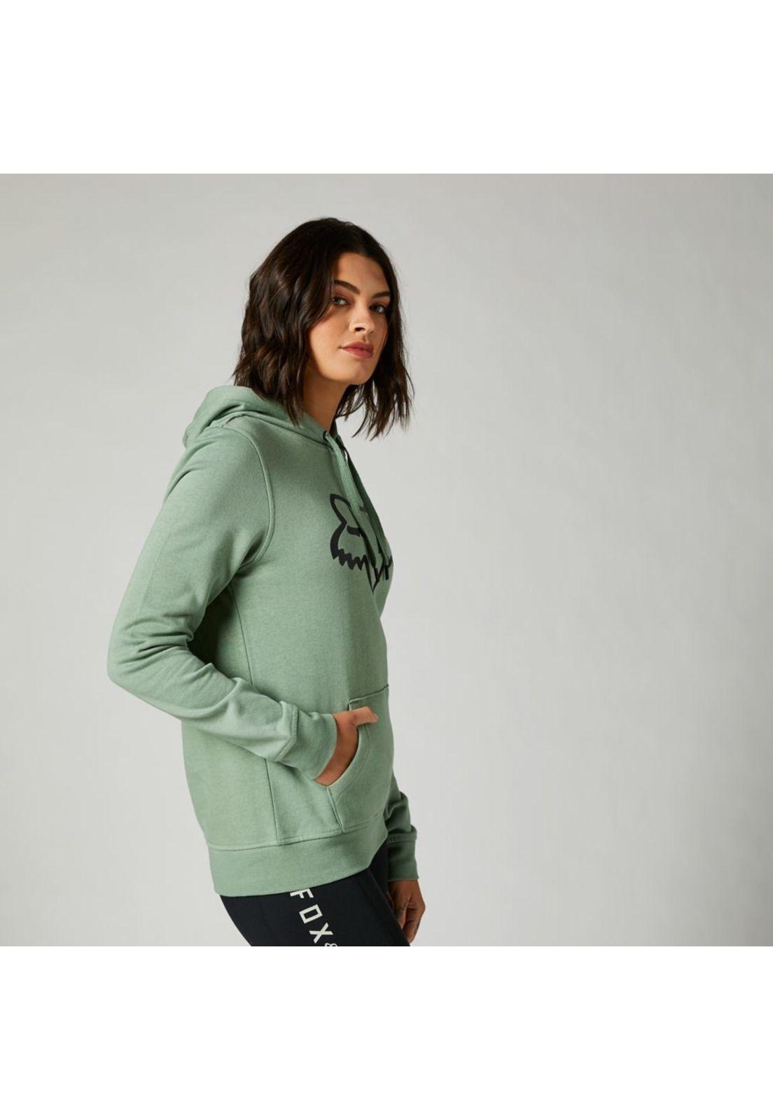 Poleron Lifestyle Mujer Boundary Pullover Verde Fox-1