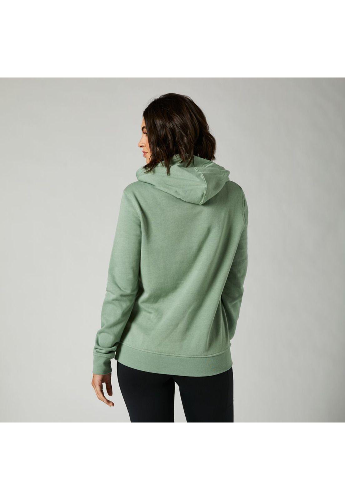 Poleron Lifestyle Mujer Boundary Pullover Verde Fox-3
