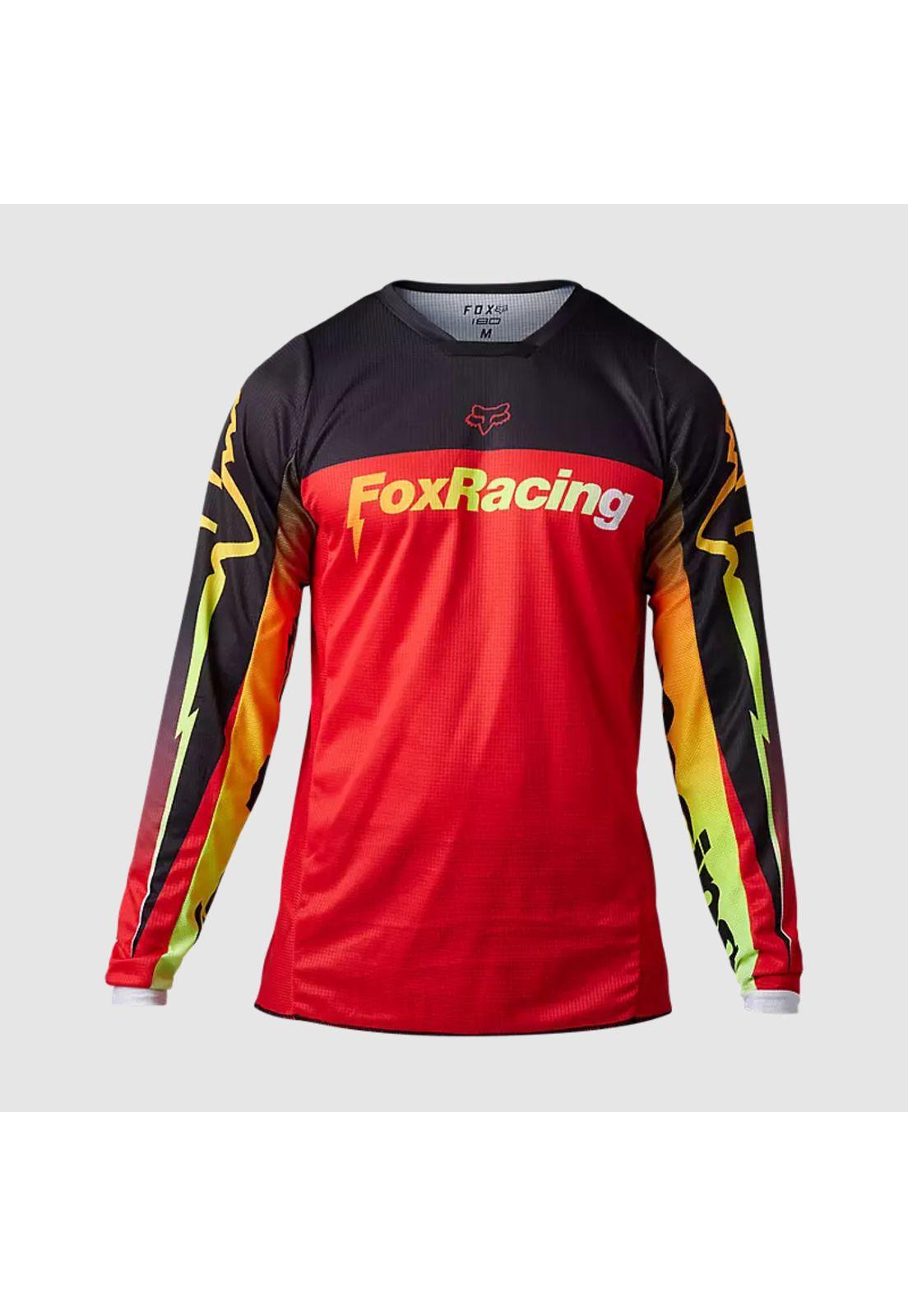 Polera Moto 180 Statk Rojo Fox-0