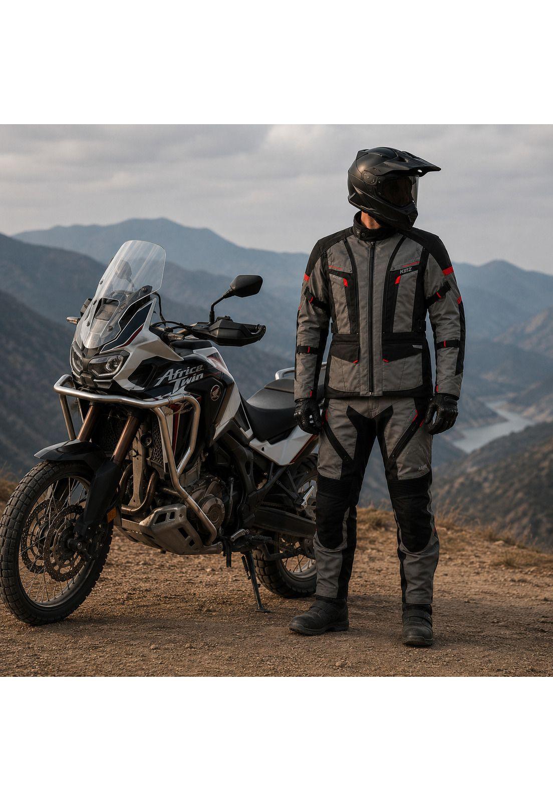 Chaqueta Moto Calle Radiator 2.0 Gris/Negro KMZ-2