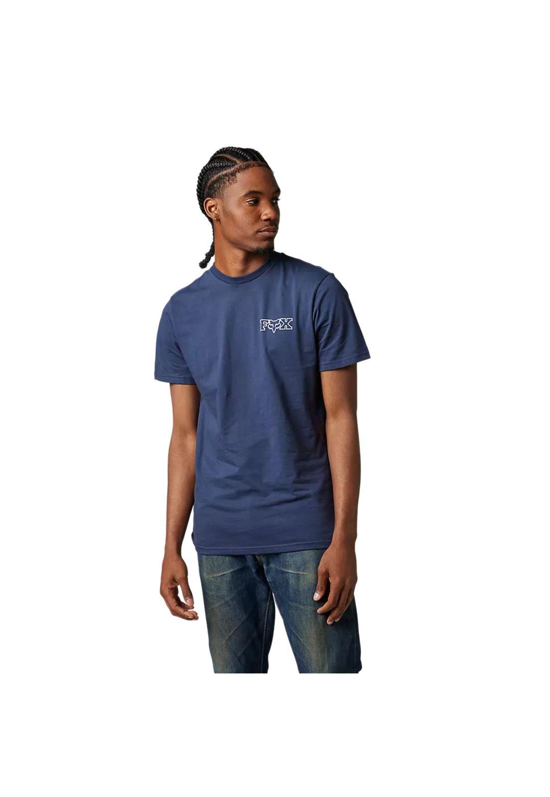 Polera Lifestyle Out and About Azul Fox-0