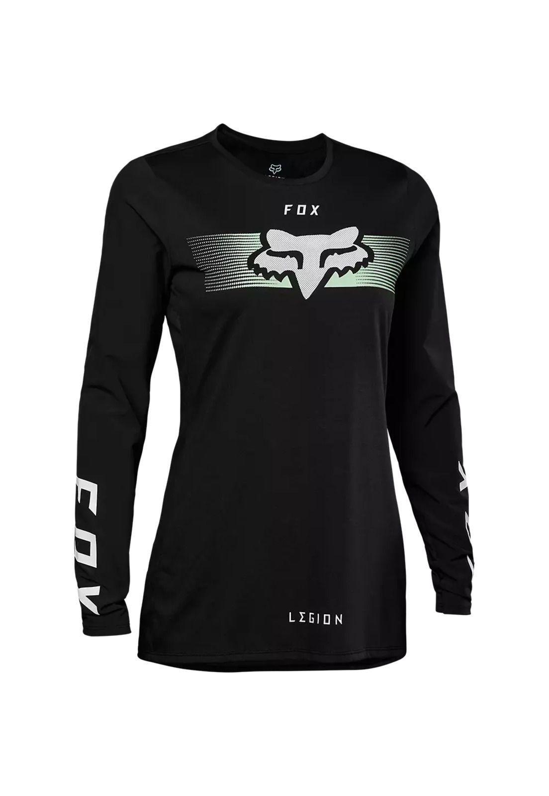 Polera Moto Mujer Ranger Off Road Negro Fox-0