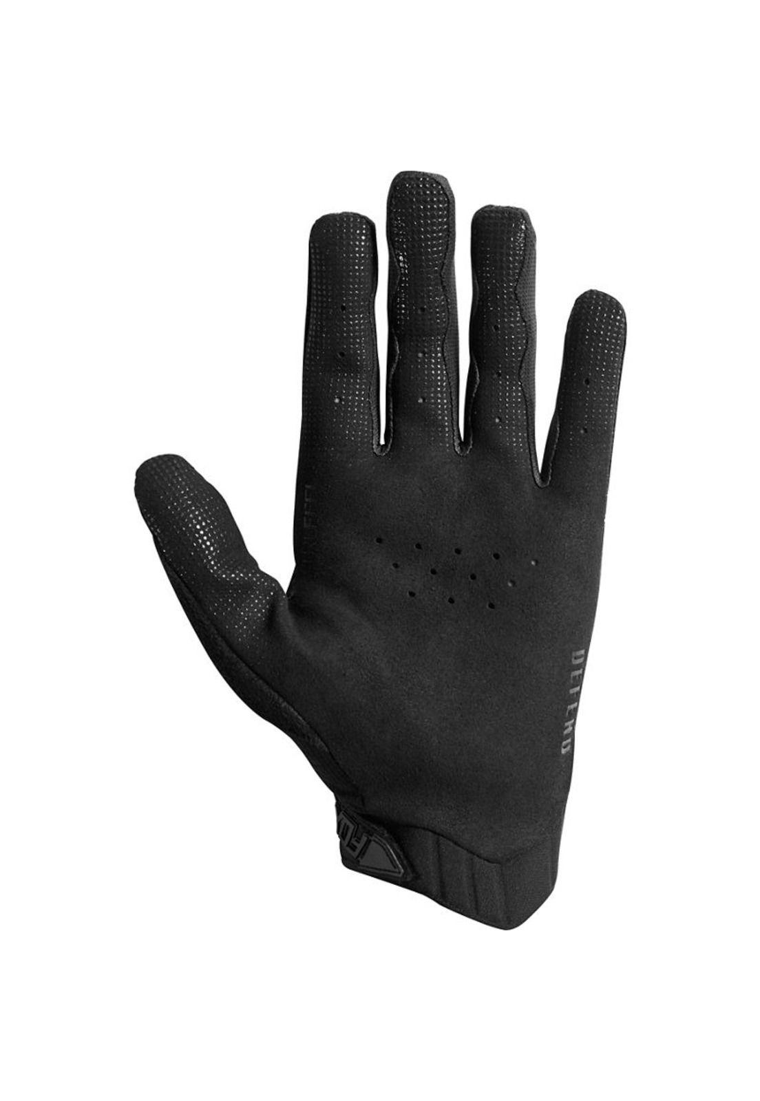 Guantes Bicicleta Defend Kevlar D3O Negro Fox-1