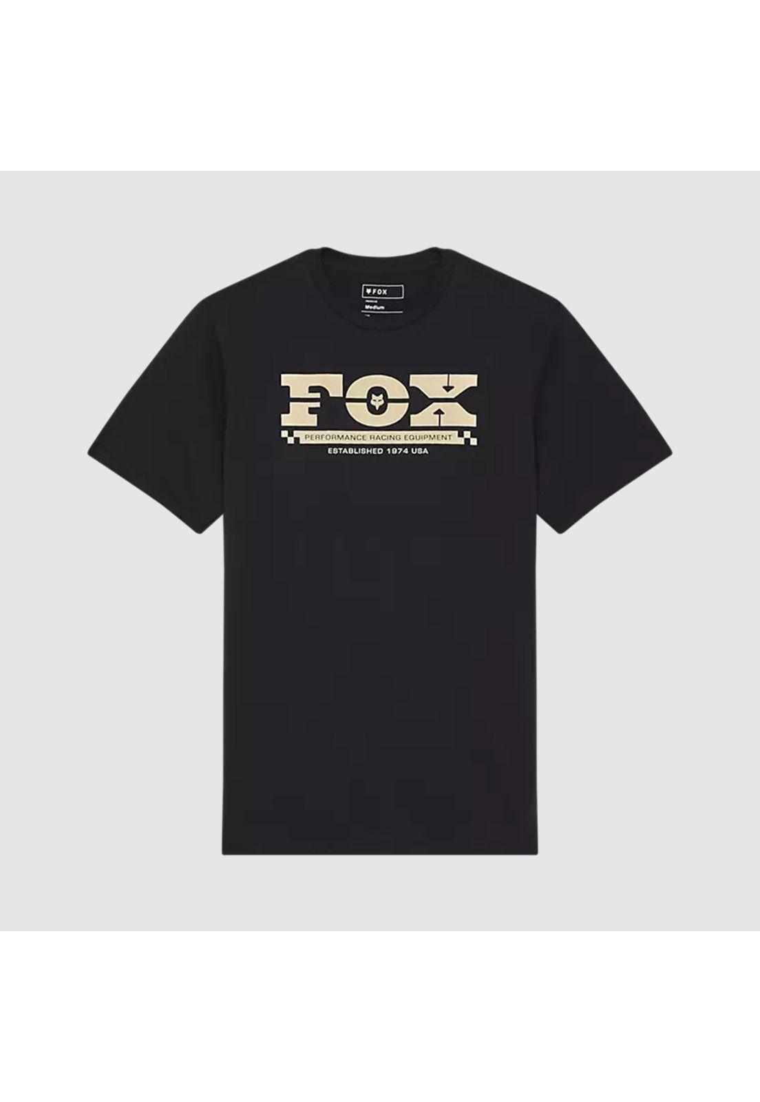 Polera Lifestyle National Premium Negro Fox-0