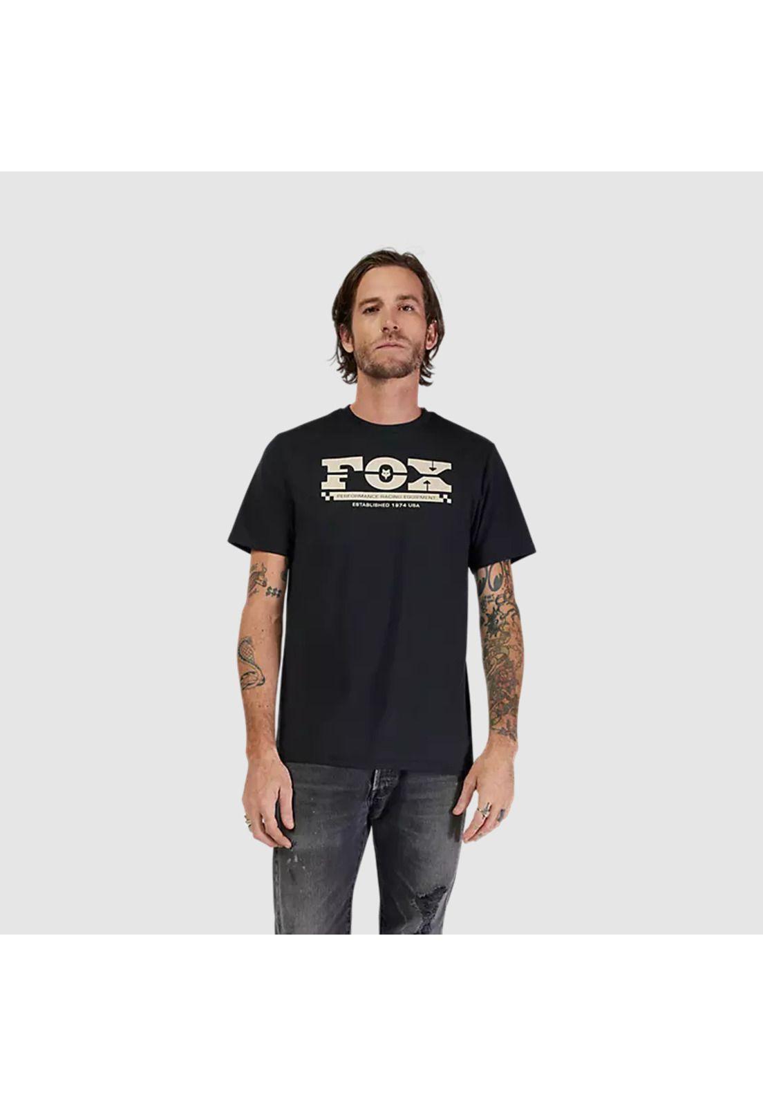 Polera Lifestyle National Premium Negro Fox-2