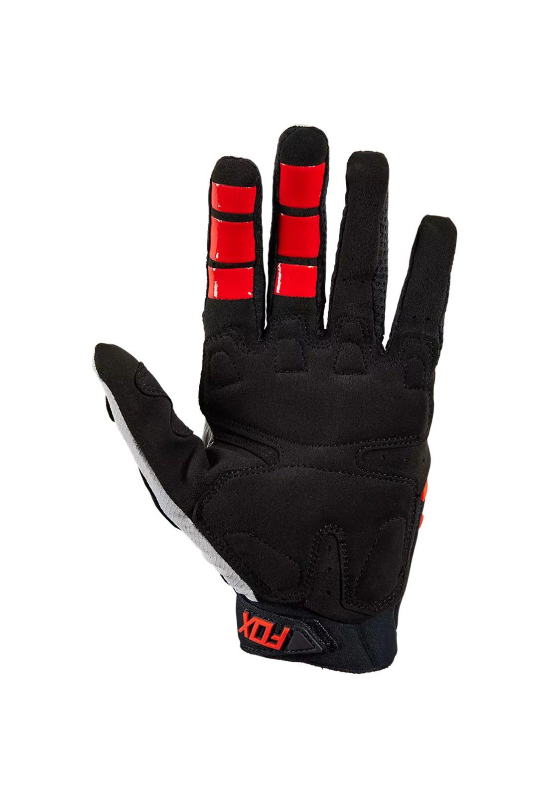 Guantes Moto Mujer Pawtector CE Gris/Rojo Fox-1