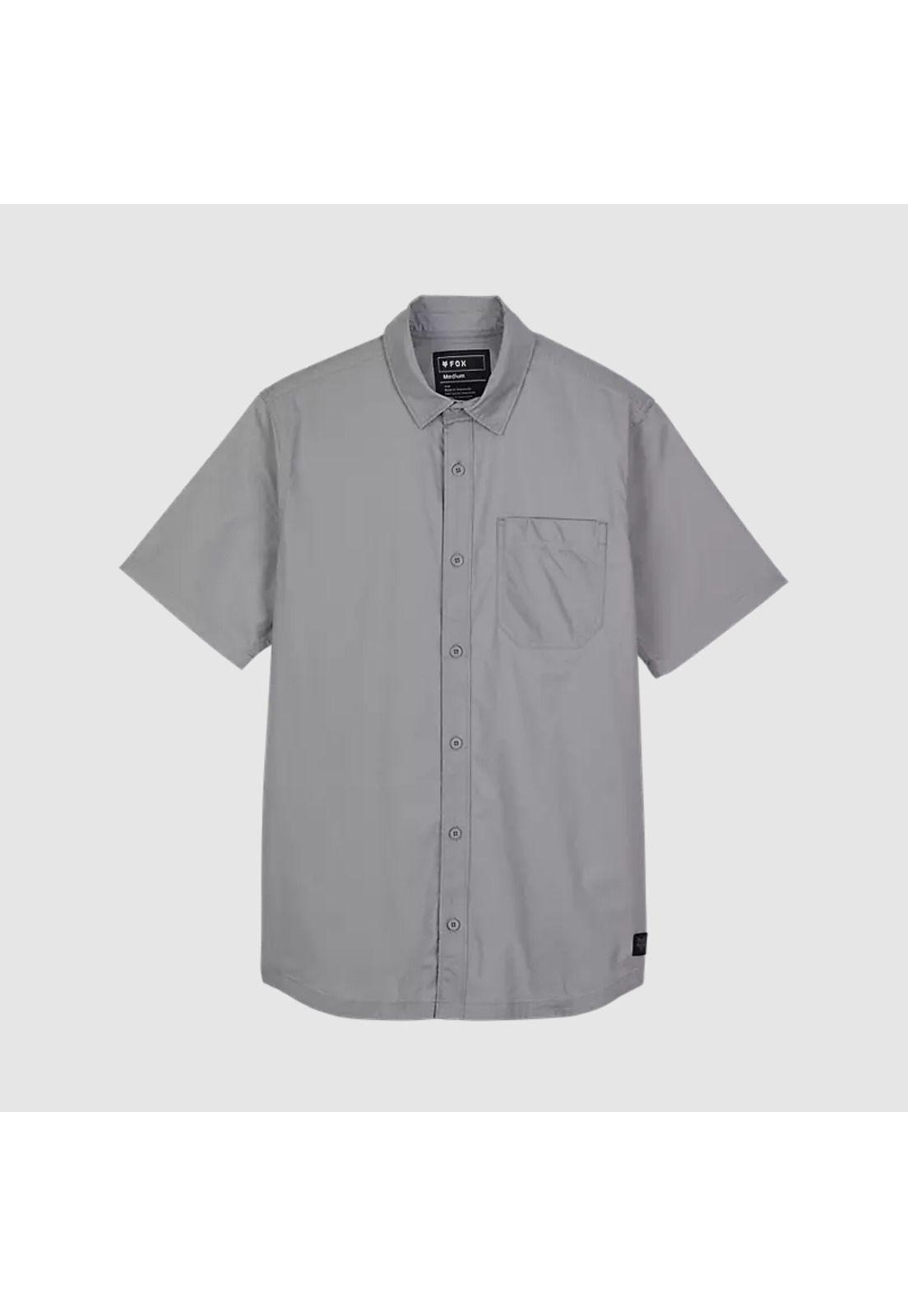 Camisa Lifestyle Roger Woven Gris Fox-0