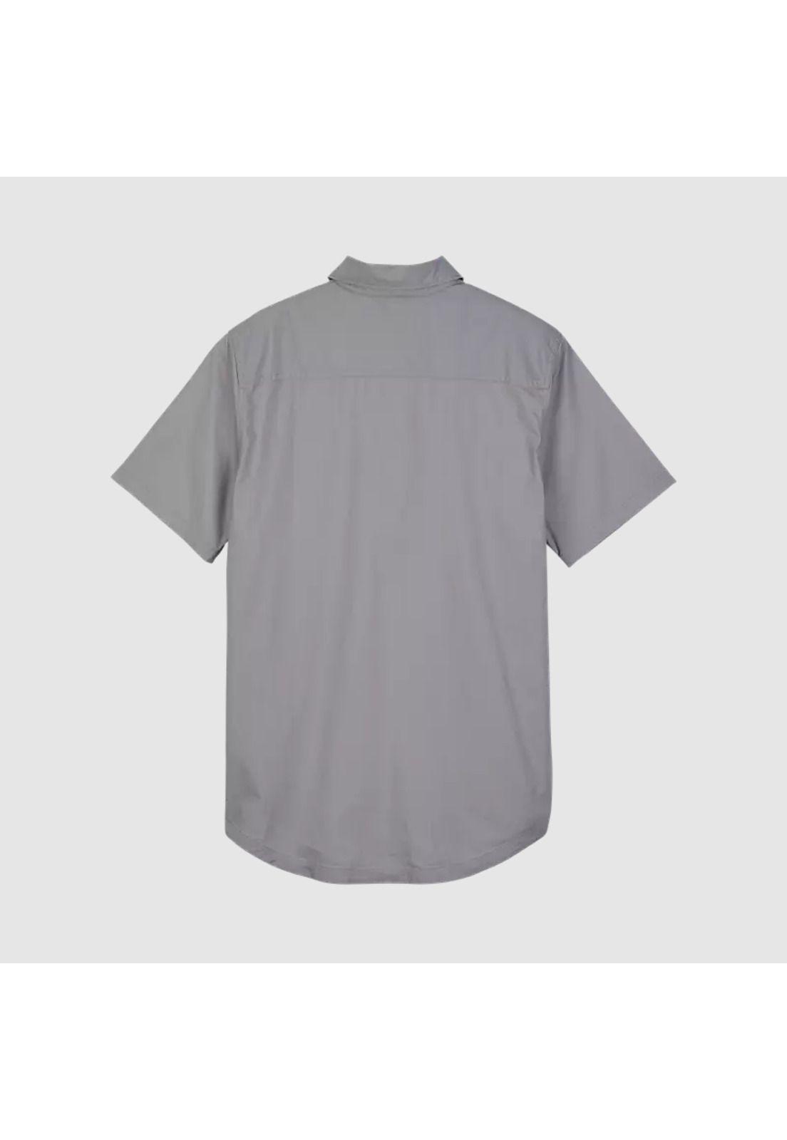 Camisa Lifestyle Roger Woven Gris Fox-1