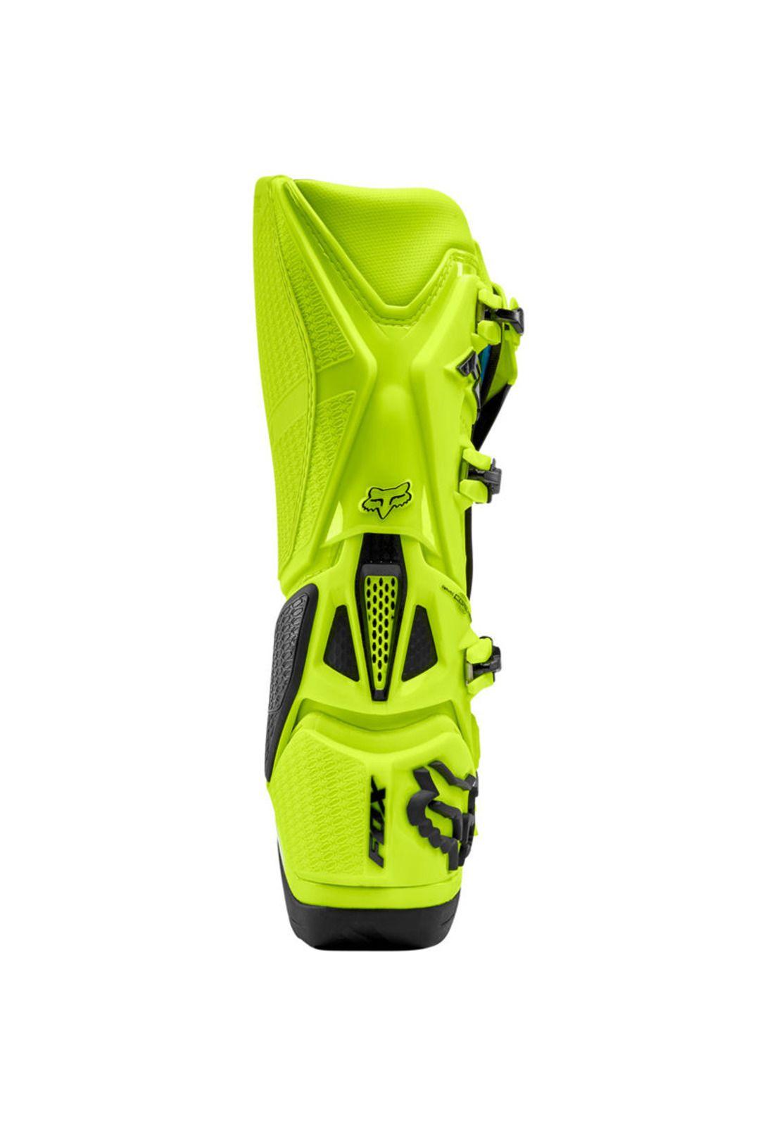 Botas Moto Instinct Fluor Amarillo Fox-3