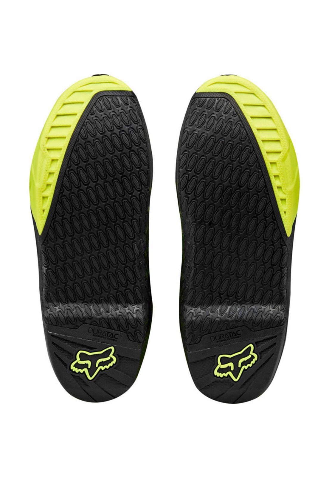 Botas Moto Instinct Fluor Amarillo Fox-4