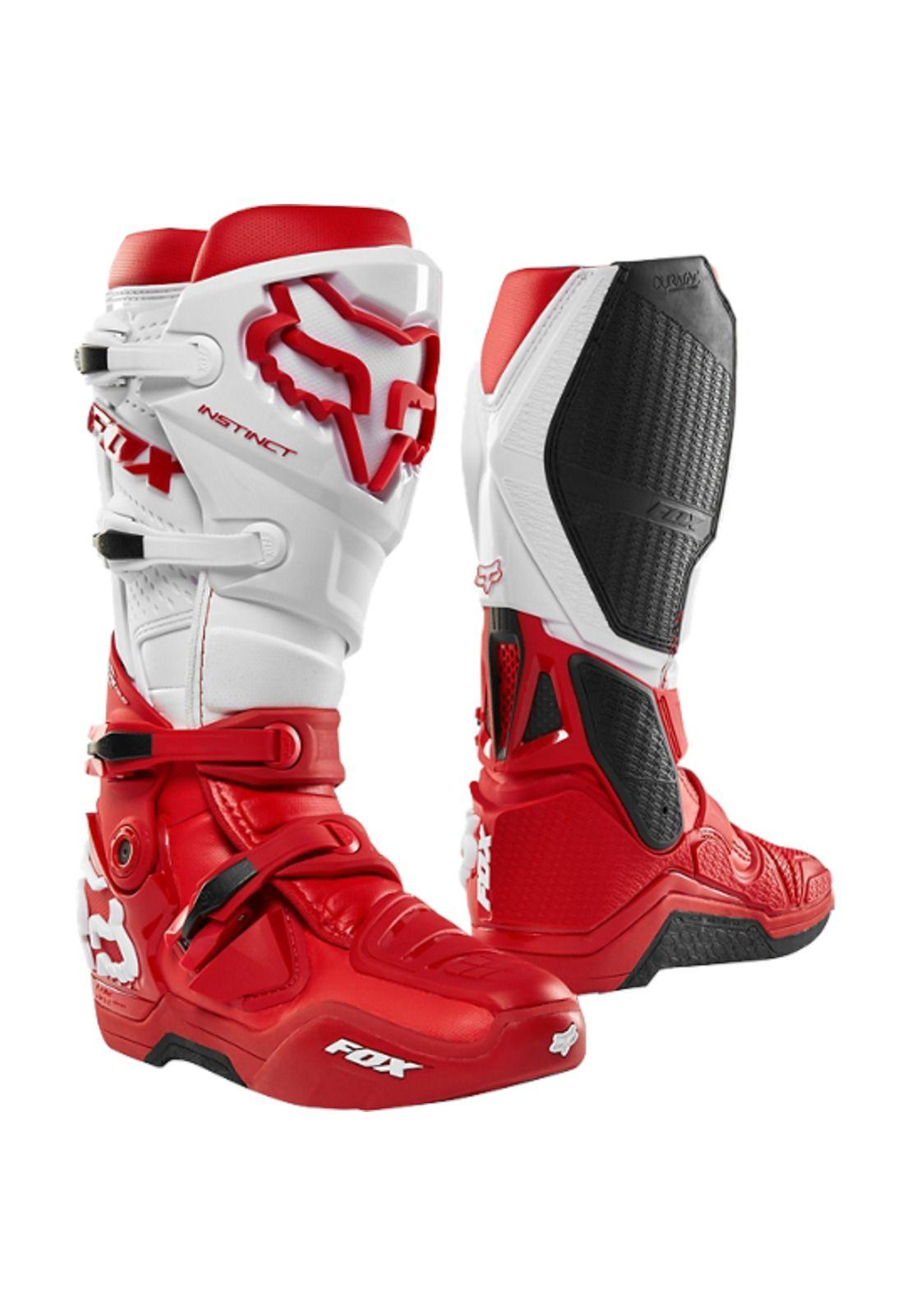 Botas Moto Instinct Rojo Fox-0