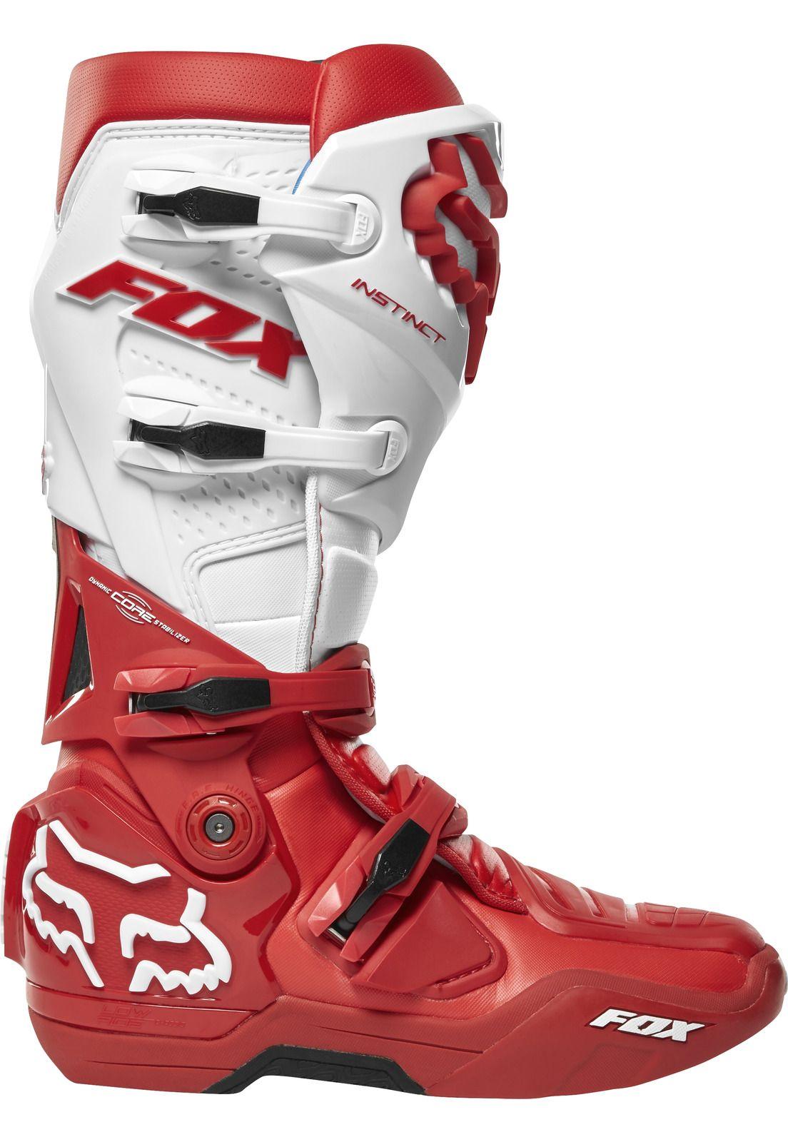 Botas Moto Instinct Rojo Fox-1