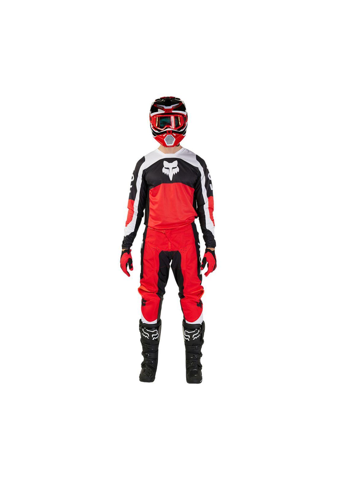 Pantalon Moto 180 Nitro Rojo Fox-2