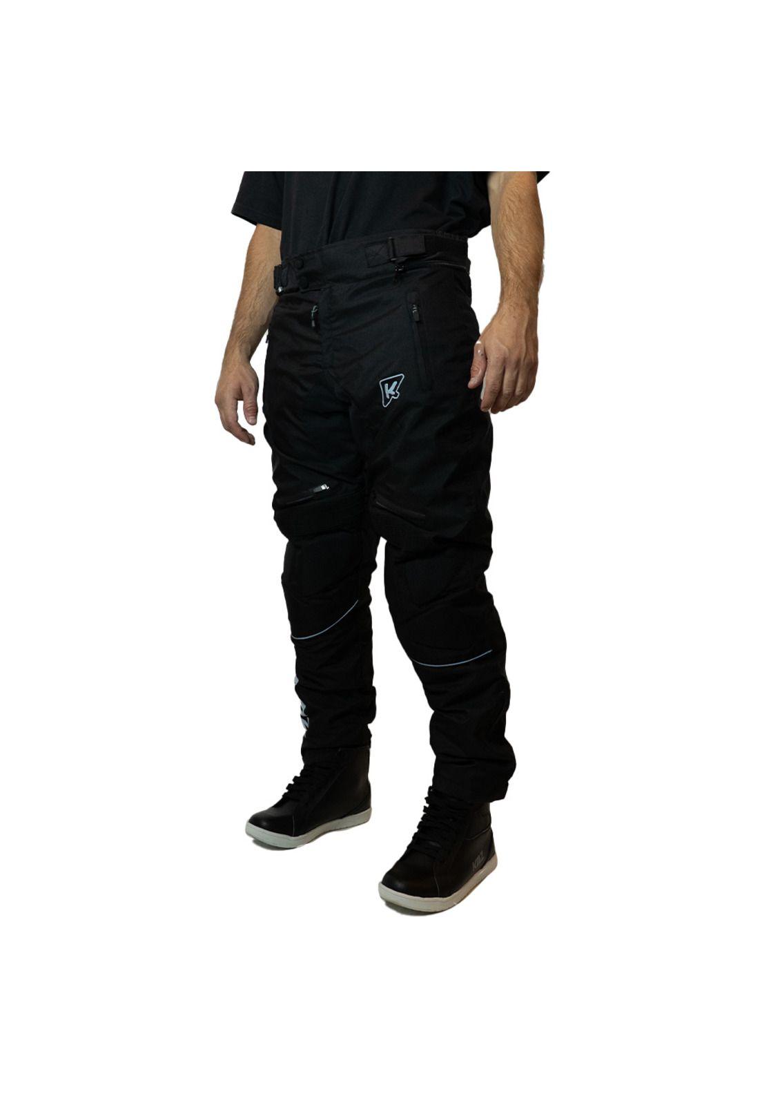 Pantalon Moto Calle Rogue Nomad Negro Kmz-0