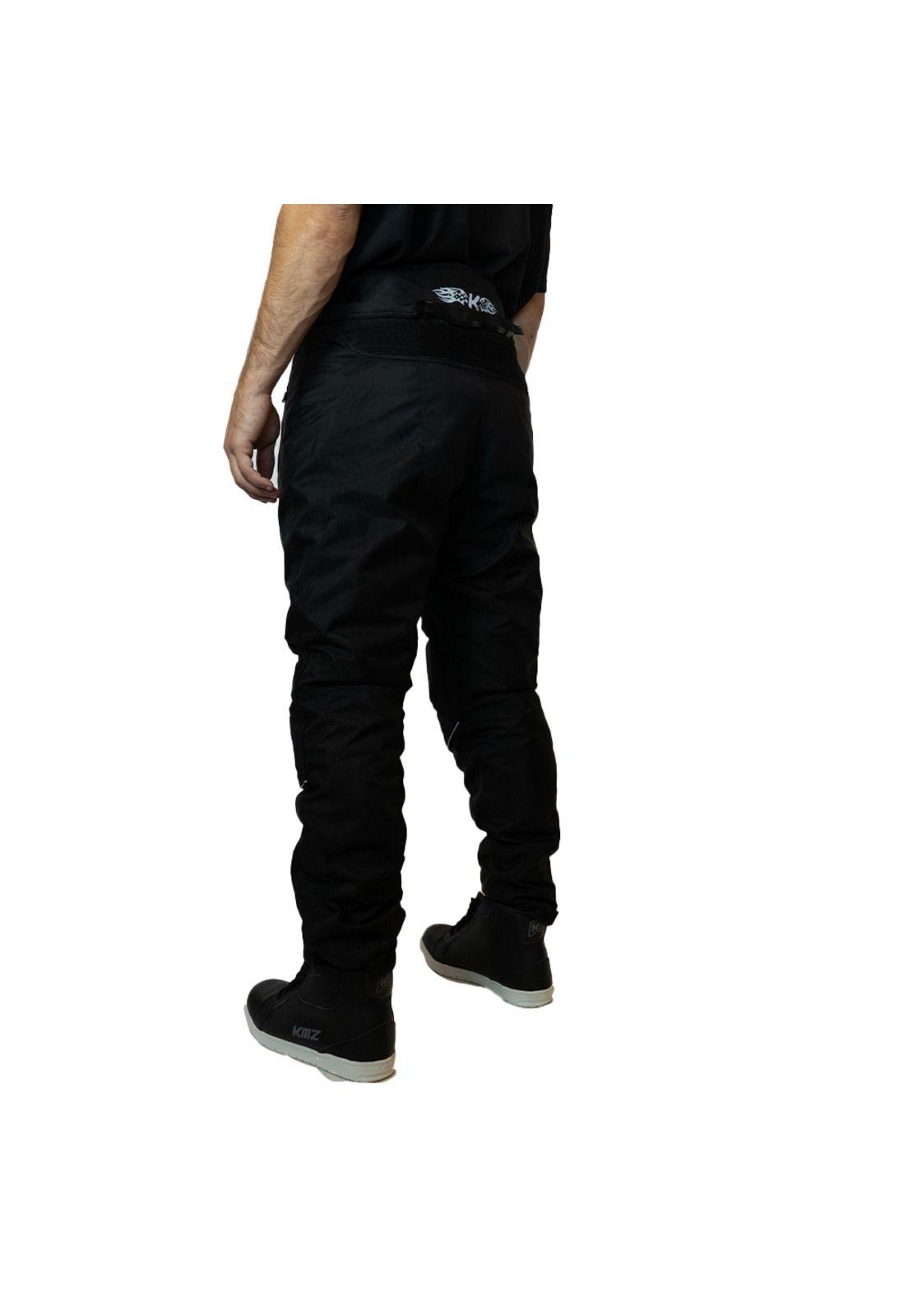 Pantalon Moto Calle Rogue Nomad Negro Kmz-1