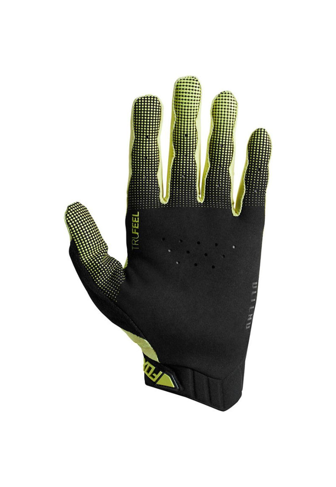 Guantes Bicicleta Defend D3O Amarillo Fox-1