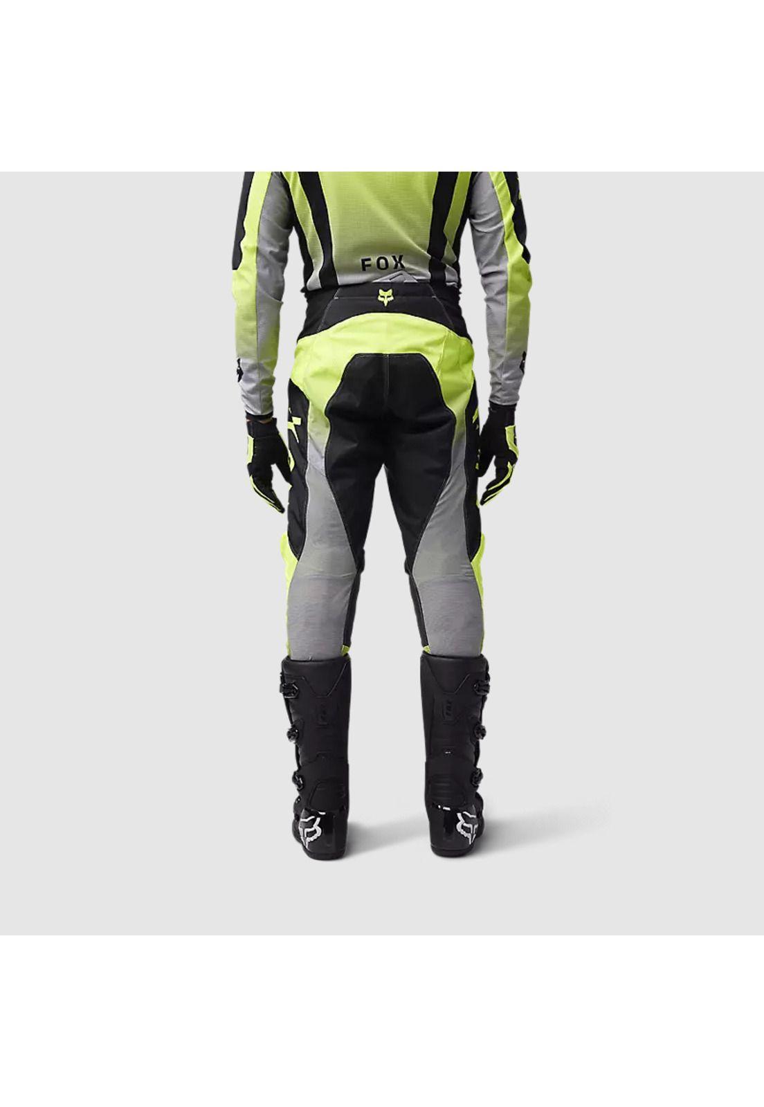 Pantalon Moto 180 Lean Amarillo Fox-3