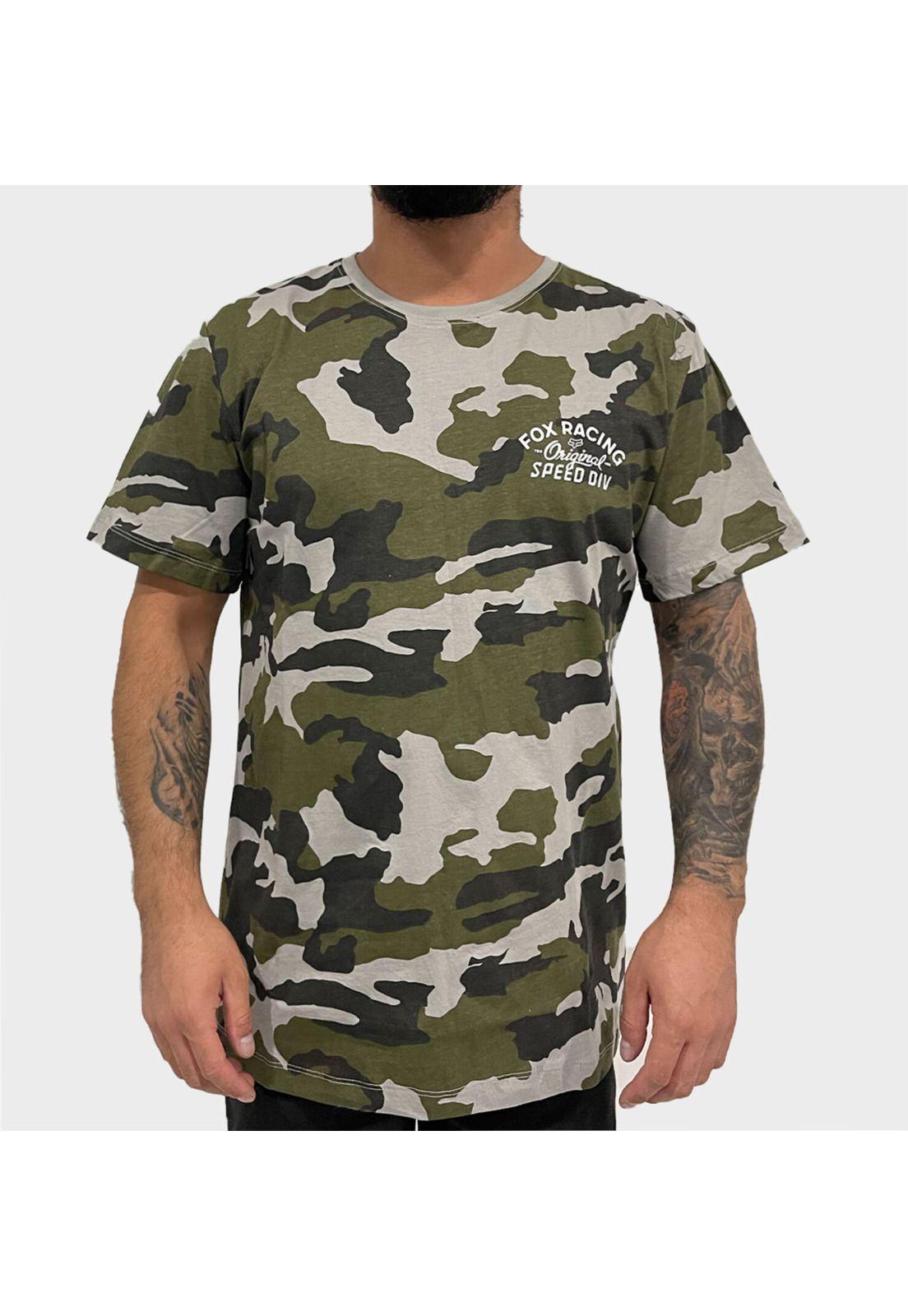 Polera Lifestyle Legacy Moth Camo Negro Fox-0