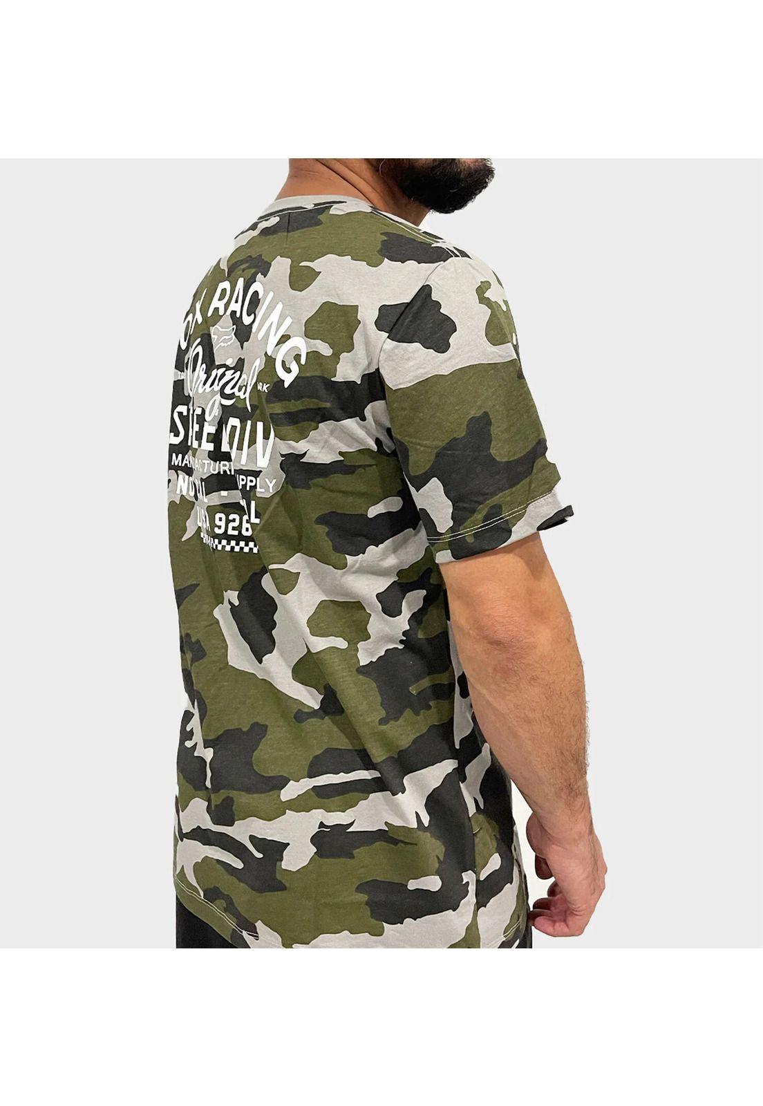 Polera Lifestyle Legacy Moth Camo Negro Fox-1