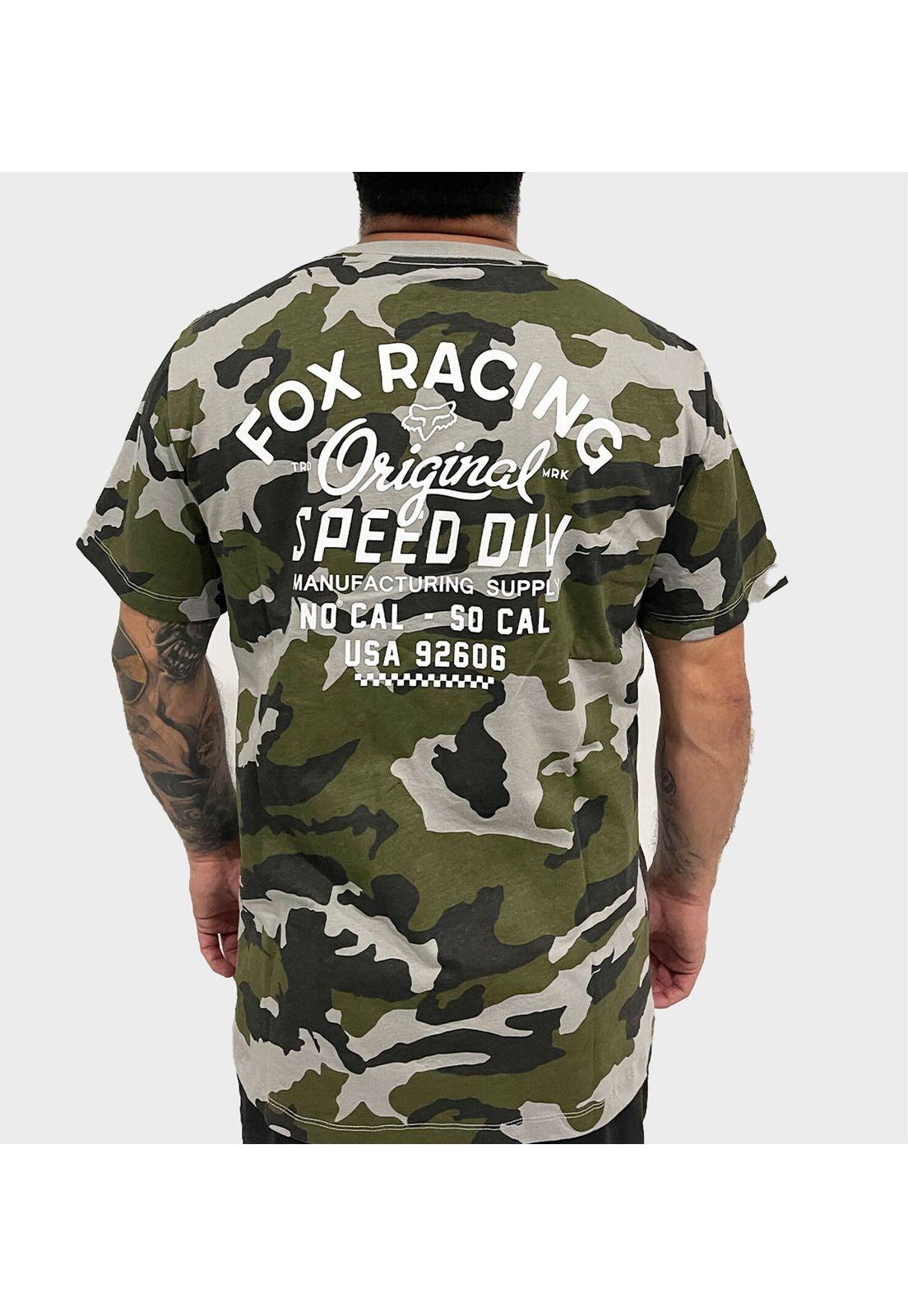 Polera Lifestyle Legacy Moth Camo Negro Fox-2