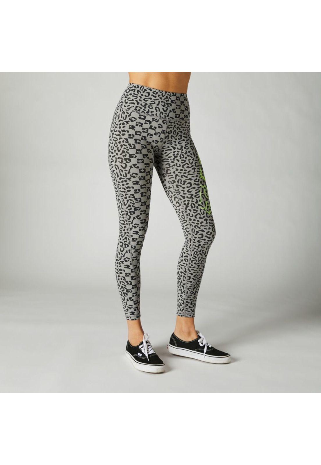 Calzas Lifestyle Mujer Aop Detour Legging Gris Fox-0