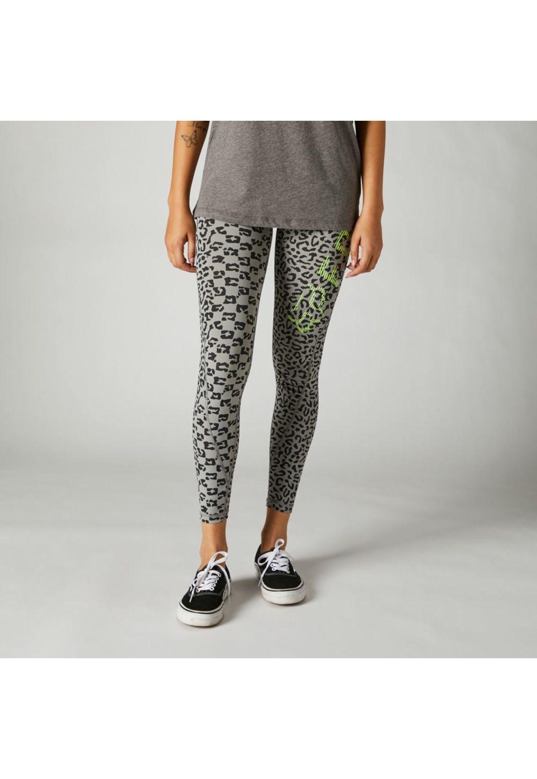 Calzas Lifestyle Mujer Aop Detour Legging Gris Fox-4