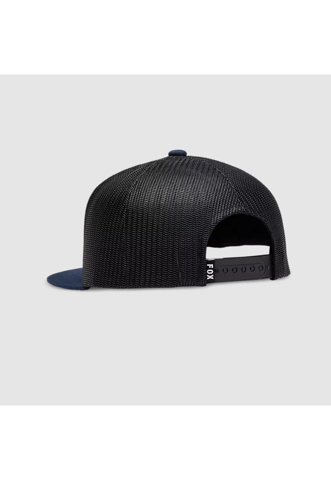 Gorro Jockey Lifestyle Niño Absolute Mesh Snapback Azul Fox-3