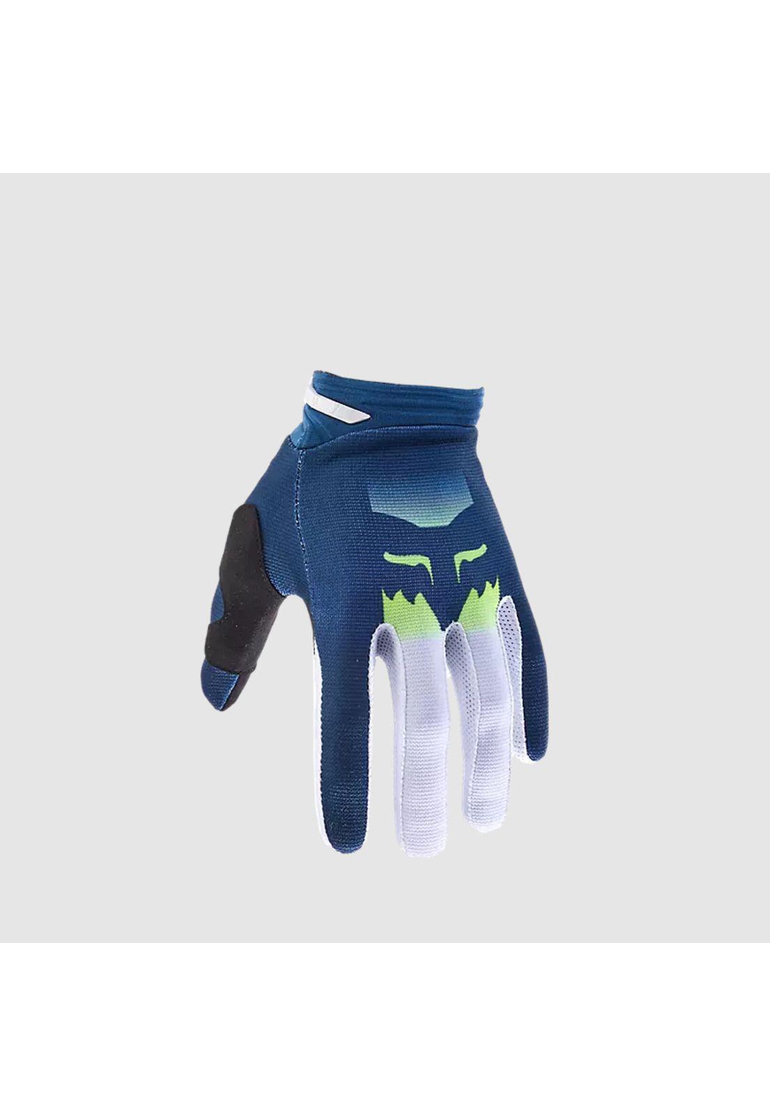 Guantes Moto 180 Flora Azul Fox-0