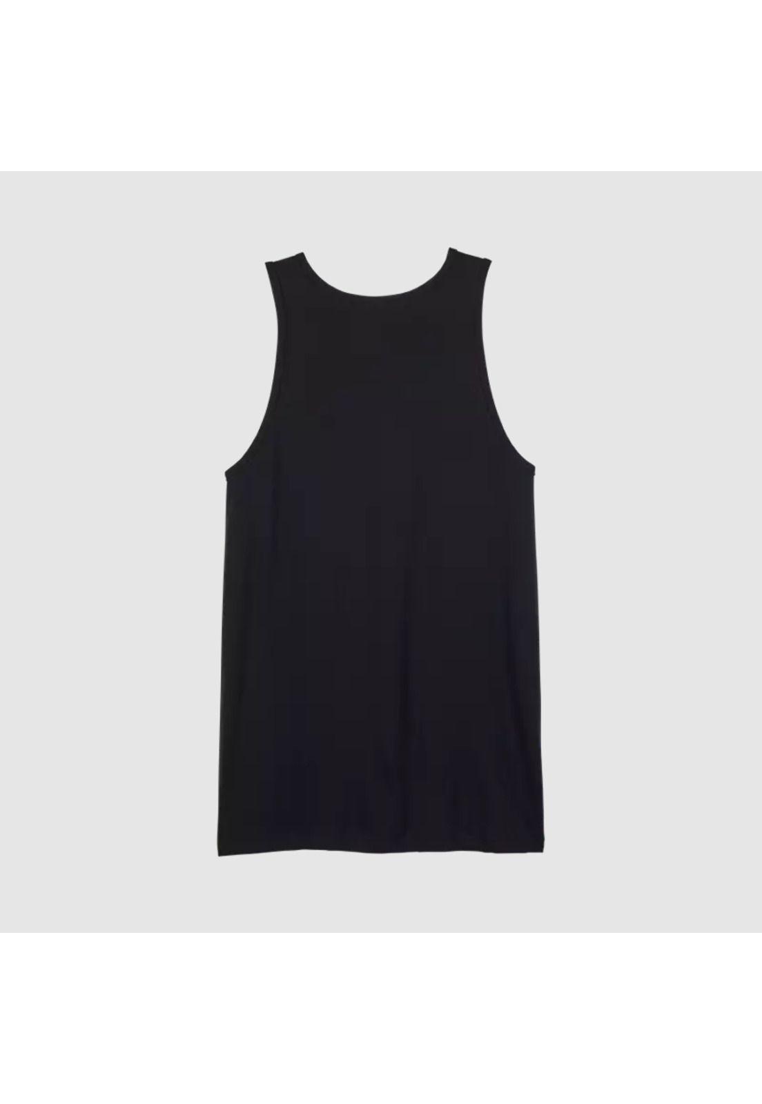 Polera Lifestyle Leo Premium Tank Negro Fox-2