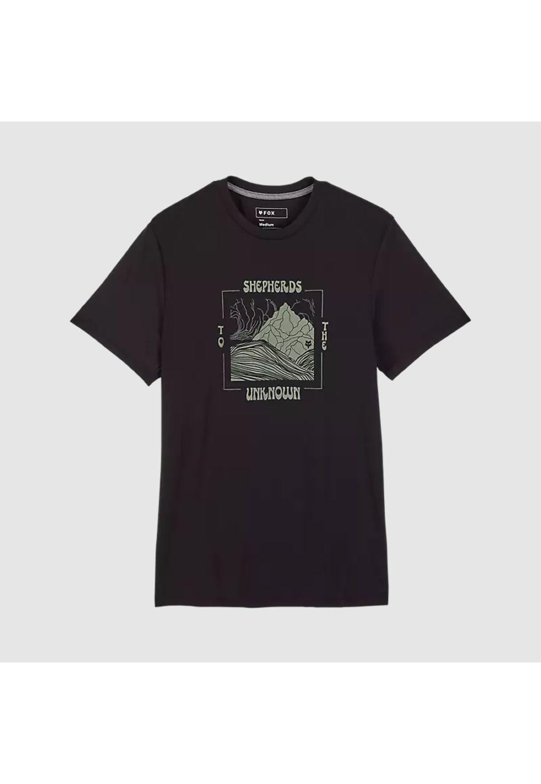 Polera Lifestyle Shepherds Negro Fox-0